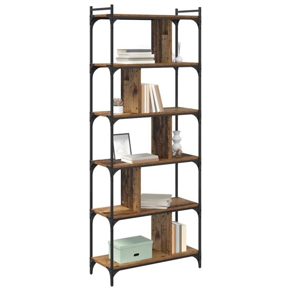 Bücherregal Altholz 76 x 32 x 192 cm Holzwerkstoff