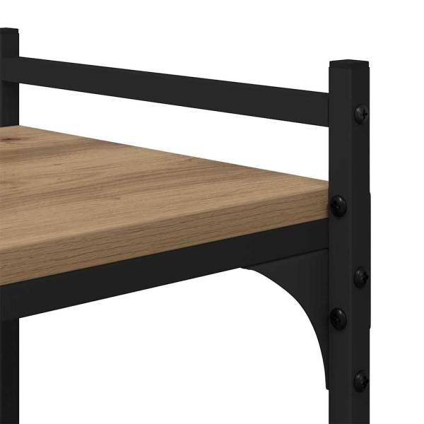 Bücherregal Artisan-Eiche 76 x 32 x 192 cm Holzwerkstoff