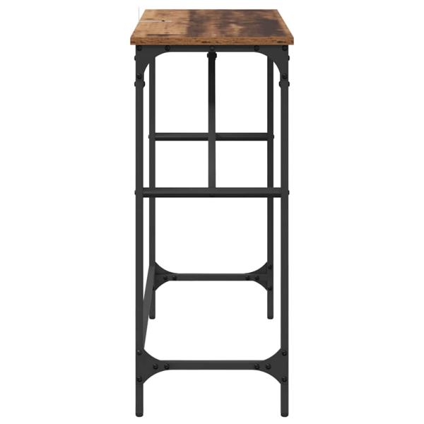 Konsolentisch Altholz 75 x 32 x 75 cm Holzwerkstoff