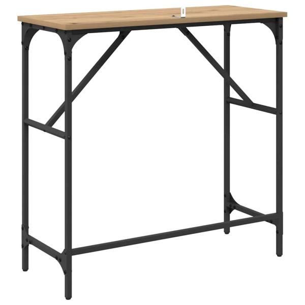 Konsolentisch Artisan-Eiche 75 x 32 x 75 cm Holzwerkstoff