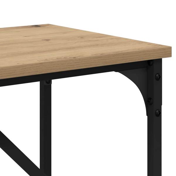Konsolentisch Artisan-Eiche 75 x 32 x 75 cm Holzwerkstoff