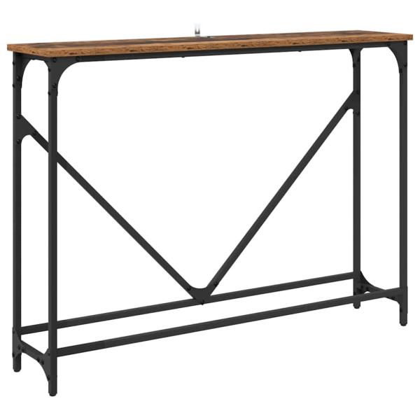 Konsolentisch Altholz 102 x 22,5 x 75 cm Holzwerkstoff