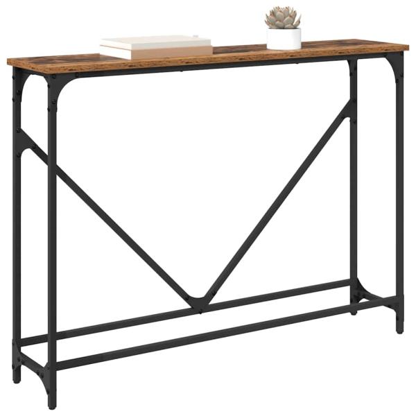 Konsolentisch Altholz 102 x 22,5 x 75 cm Holzwerkstoff