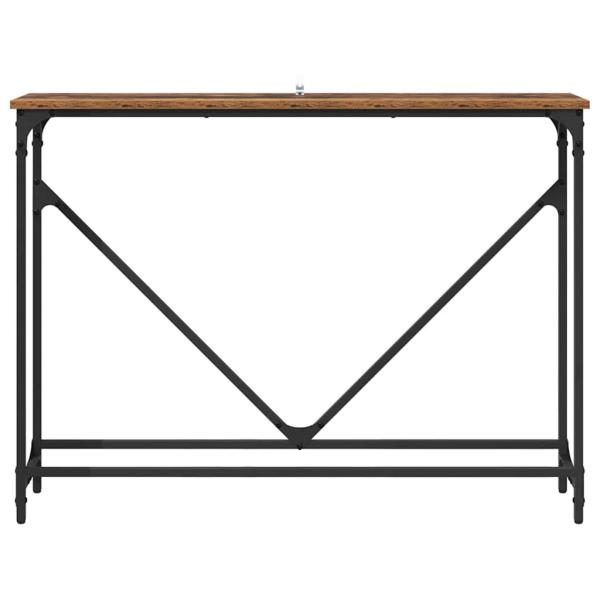 Konsolentisch Altholz 102 x 22,5 x 75 cm Holzwerkstoff