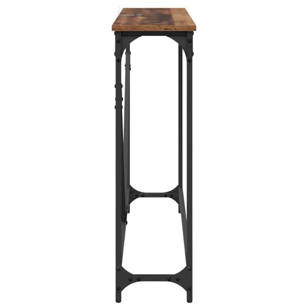 Konsolentisch Altholz 102 x 22,5 x 75 cm Holzwerkstoff