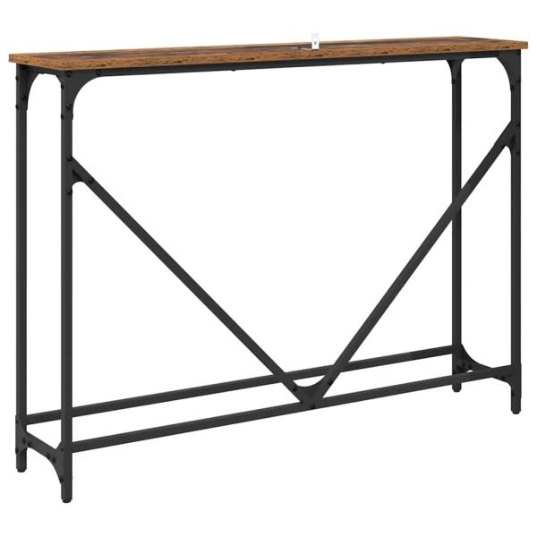 Konsolentisch Altholz 102 x 22,5 x 75 cm Holzwerkstoff