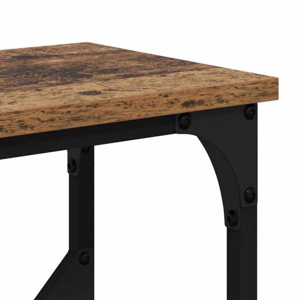 Konsolentisch Altholz 102 x 22,5 x 75 cm Holzwerkstoff