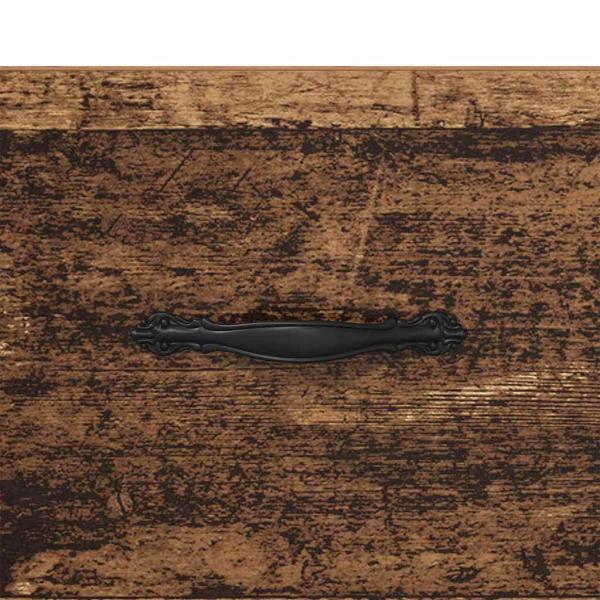 Nachttisch mit Schubladen Altholz 35 x 35 x 20 cm Holzwerkstoff