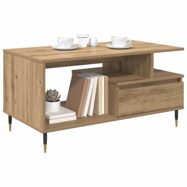 Couchtisch Artisan-Eiche 90 x 49 x 45 cm Holzwerkstoff
