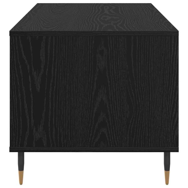 Couchtisch Schwarz Eichen-Optik 90 x 49 x 45 cm Holzwerkstoff