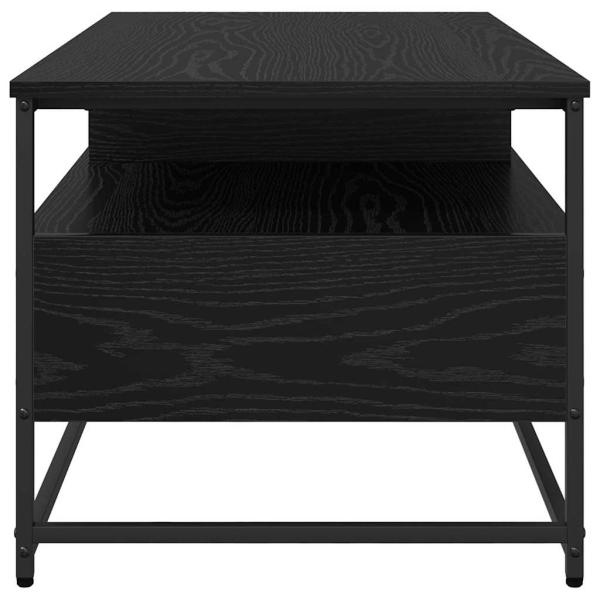 Couchtisch Schwarz Eichen-Optik 100 x 51 x 45 cm Holzwerkstoff
