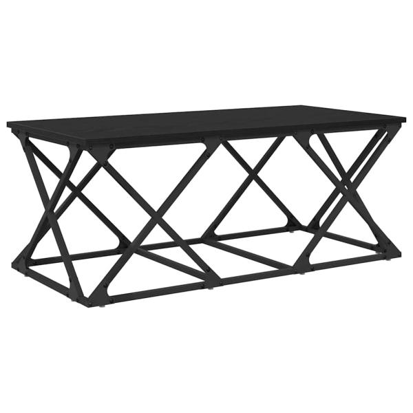 Couchtisch Schwarz Eichen-Optik 100 x 49 x 40 cm Holzwerkstoff