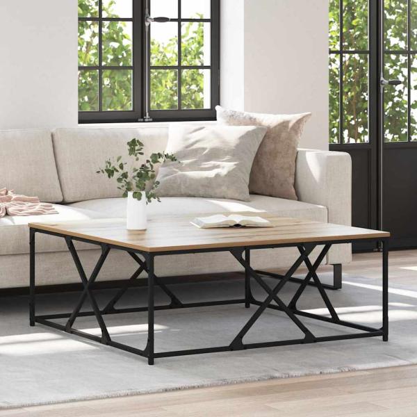 ARDEBO.de - Couchtisch Artisan-Eiche 100 x 100 x 40 cm Holzwerkstoff