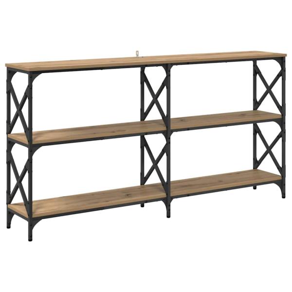 Konsolentisch Artisan-Eiche 156 x 28 x 80,5 cm Holzwerkstoff