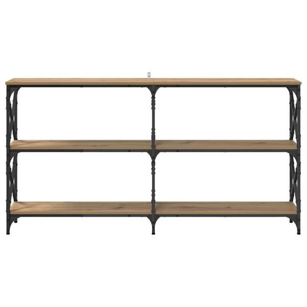 Konsolentisch Artisan-Eiche 156 x 28 x 80,5 cm Holzwerkstoff