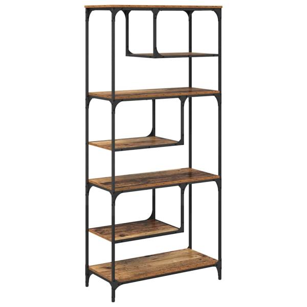 Bücherregal Altholz 81 x 36 x 176 cm Holzwerkstoff