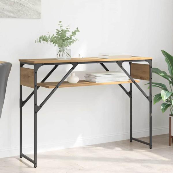 ARDEBO.de - Konsolentisch Artisan-Eiche 105x30x75cm Holzwerkstoff