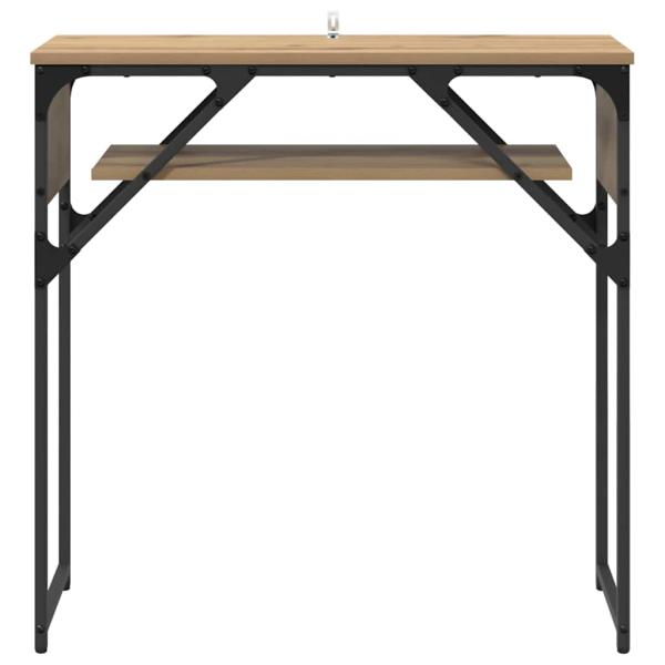 Konsolentisch Artisan-Eiche 75x30x75cm Holzwerkstoff