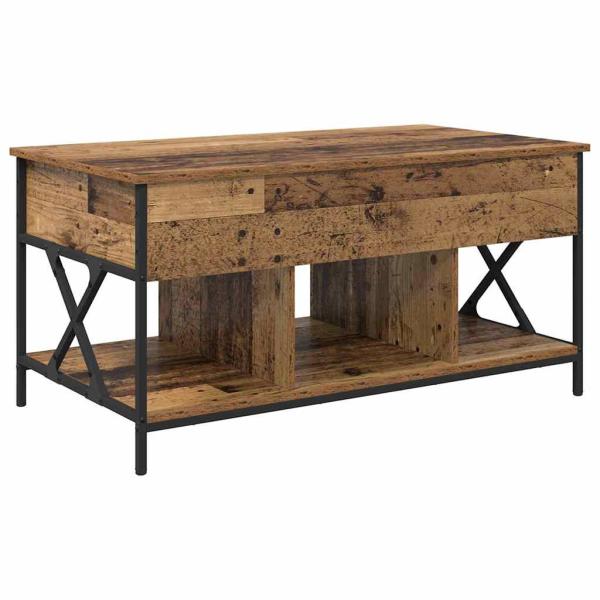 Couchtisch Altholz 100 x 55 x 50 cm Holzwerkstoff