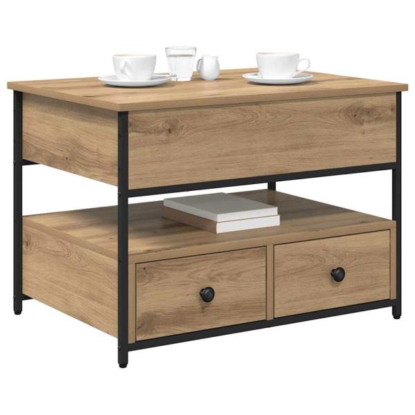 Couchtisch Artisan-Eiche 70x50x50cm Engineeredwood