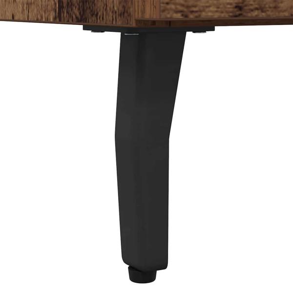 Nachttisch 2 pcs Altholz 40 x 35 x 47,5 cm Holzwerkstoff