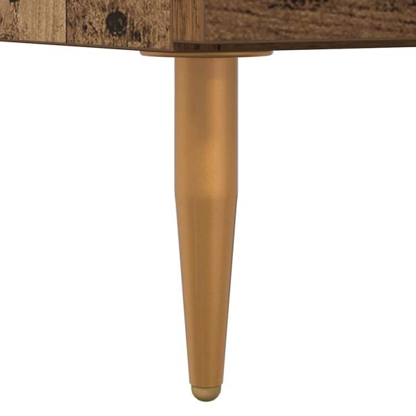 Nachttisch 2 pcs Altholz 40 x 35 x 47,5 cm Holzwerkstoff