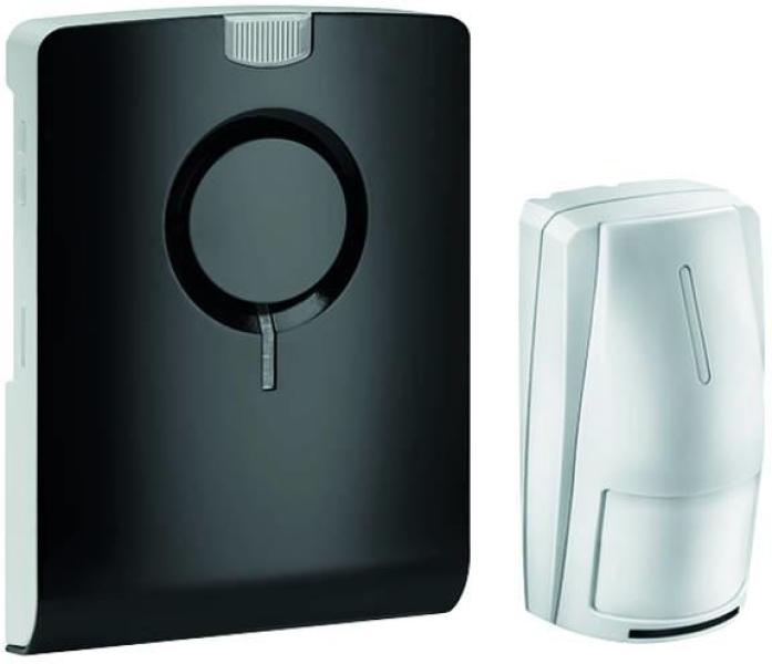ARDEBO.de Grothe Echo M-BM Funkgong-set 450 m, 868,35MHz, 8-12V AC/DC, schwarz