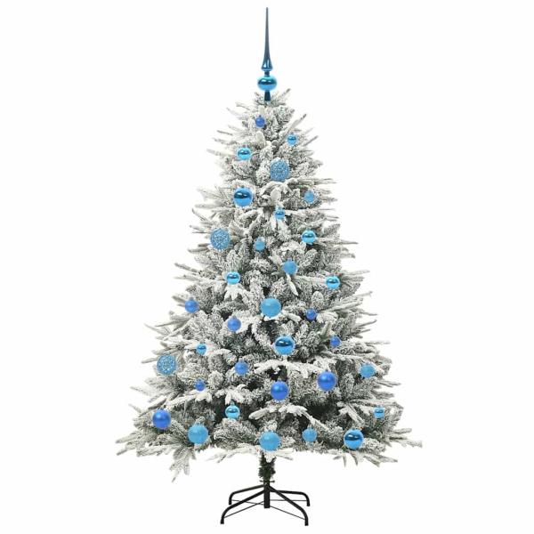 Künstlicher beleuchteter Weihnachtsbaum mit Kugel-Set Grün