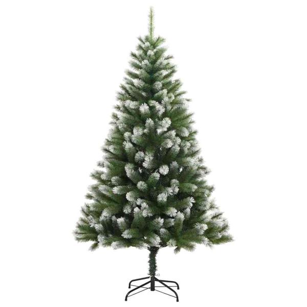 Künstlicher Klapp Weihnachtsbaum mit Schneeüberzug 120 cm