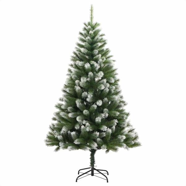 Künstlicher Klapp Weihnachtsbaum mit Schneeüberzug 180 cm