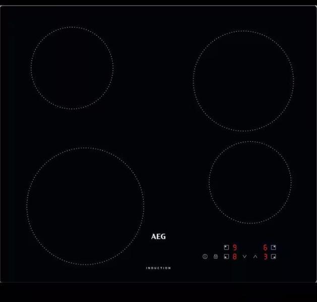 ARDEBO.de AEG IB6420ACB Autarkes Induktionskochfeld, 59 cm breit, TouchControl, Kindersicherung, Verriegelungsfunktion, Rahmenlos