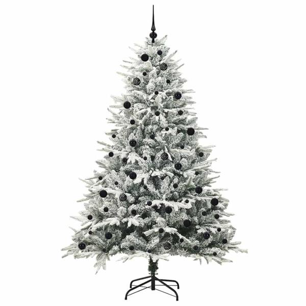 Künstlicher beleuchteter Weihnachtsbaum mit Kugel-Set Grün