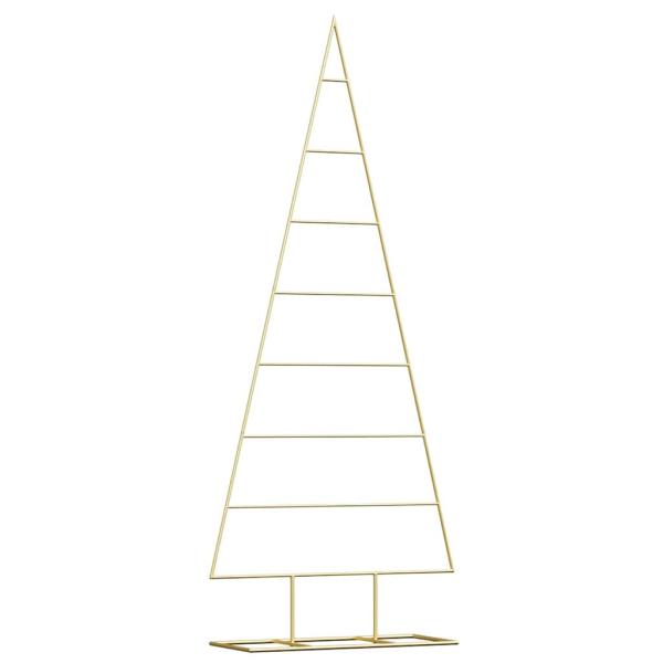 Metall Weihnachtsbaum Gold 150 cm Pulverbeschichteter Stahl