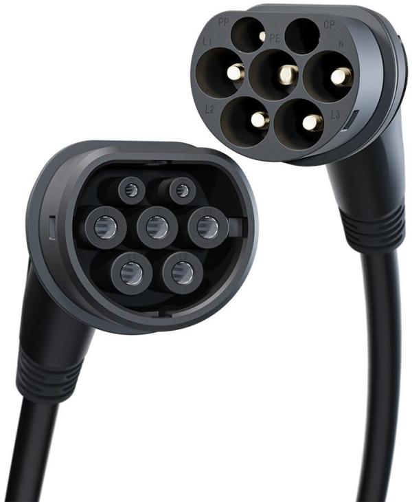 go-e Typ 2 Kabel Black Edition (bis 22 kW) 5 m, 32A, schwarz (CH-10-07-7)