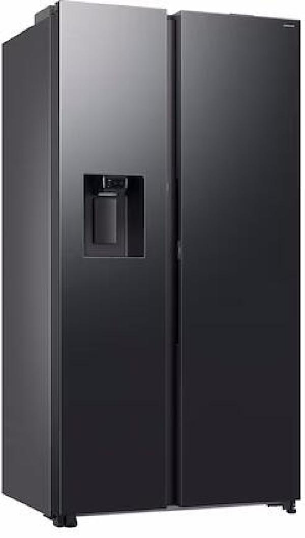 Samsung RS80F65KDFEF Stand Side-by-Side Kombination, 91,2 cm breit, 640 L, NoFrost+, Wassertank, WIFI, Wasser-/Eiswürfel, schwarz