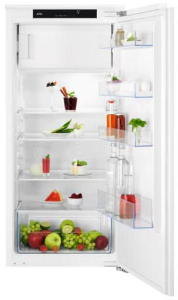 ARDEBO.de AEG TSF5O12EF Einbaukühlschank mit Gefrierfach, Nischenhöhe 122,5 cm, 181 L, NoFrost, Coolmatic, Frostmatic, Touch Display