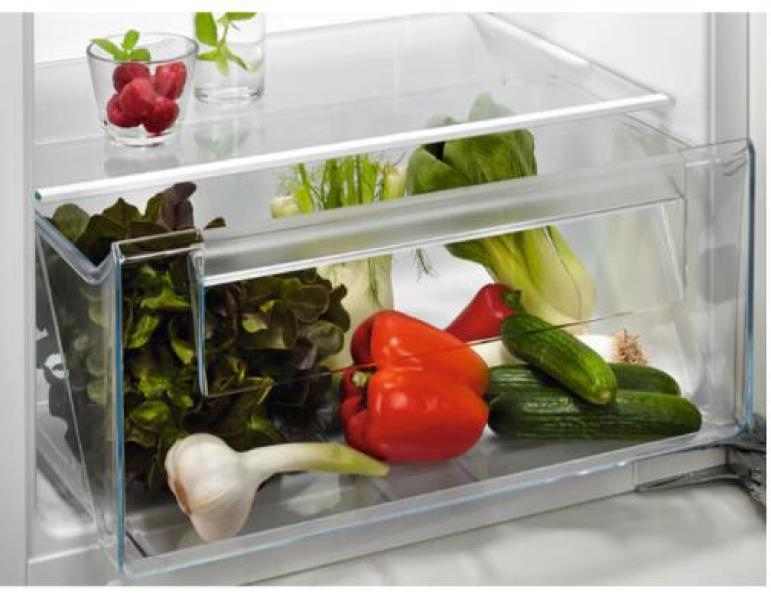 AEG TSF5O12EF Einbaukühlschank mit Gefrierfach, Nischenhöhe 122,5 cm, 181 L, NoFrost, Coolmatic, Frostmatic, Touch Display