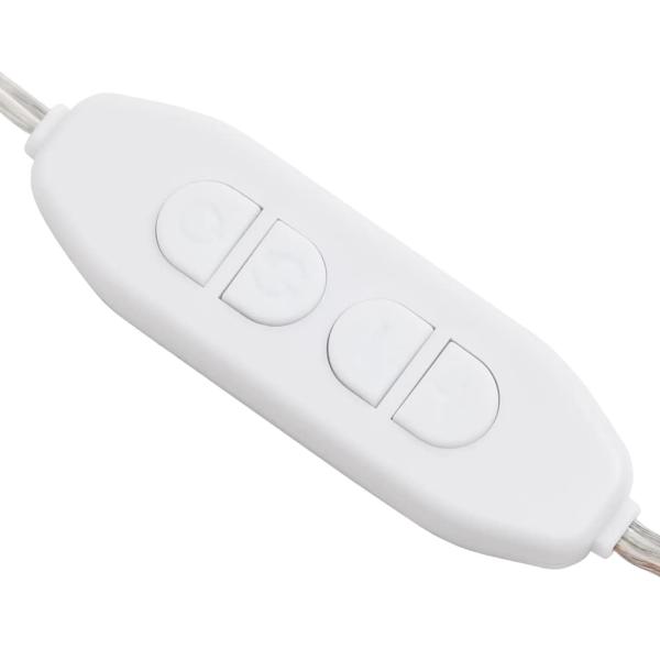Wandspiegel ohne Rahmen mit LED-Beleuchtung Rechteckig Glas