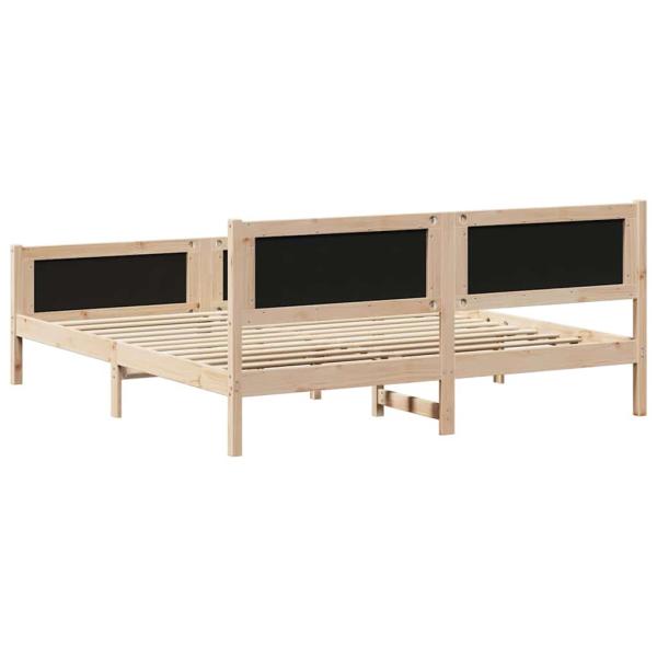 Bettgestell mit Kopfteil Schwarz 160 x 200 cm Stoff