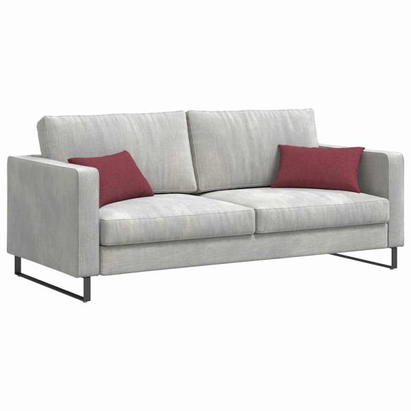 Sofakissen 2 pcs Weinrot 50 x 30 cm