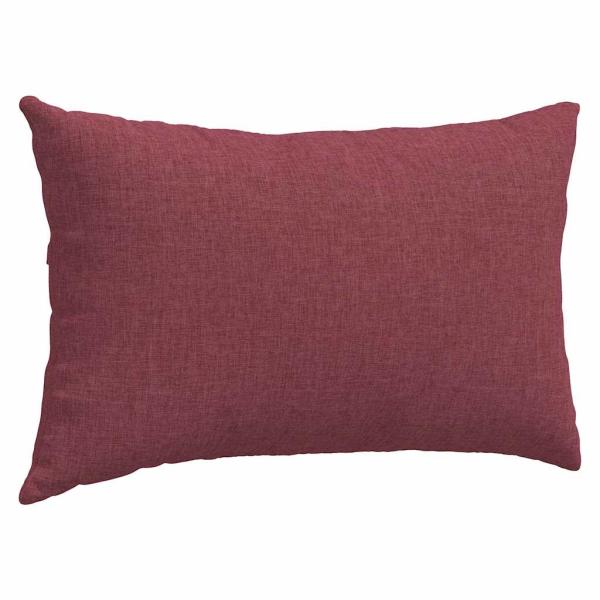 Sofakissen 2 pcs Weinrot 50 x 30 cm