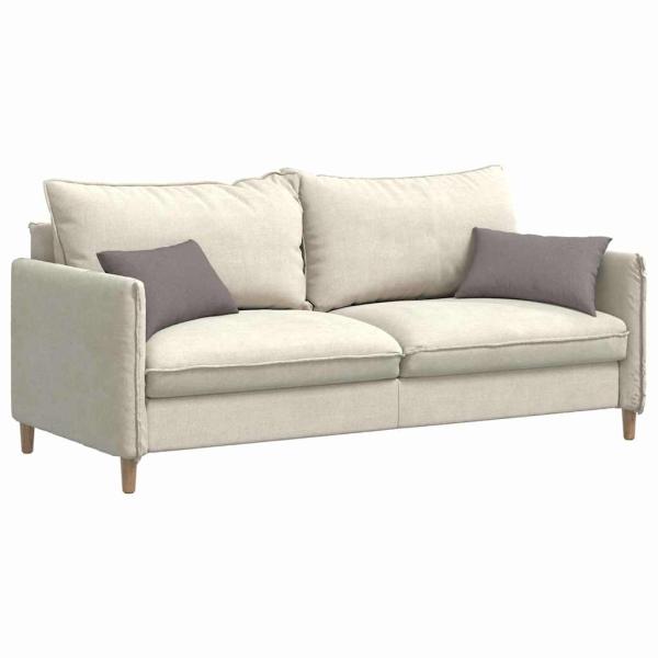 Sofakissen 2 pcs Taupe 50 x 30 cm