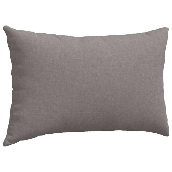 Sofakissen 2 pcs Taupe 50 x 30 cm