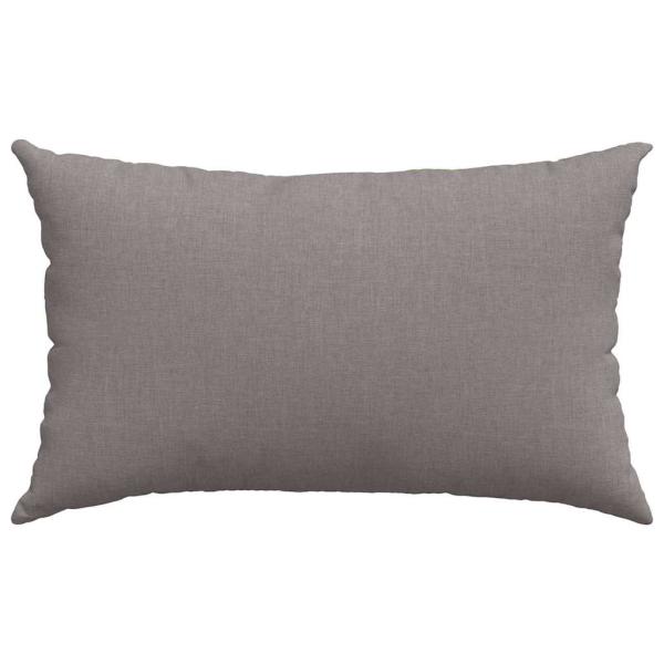 Sofakissen 2 pcs Taupe 50 x 30 cm