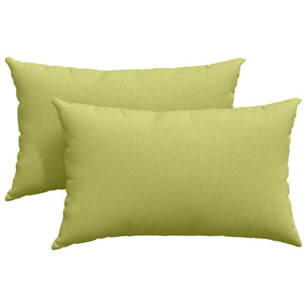 Sofakissen 2 pcs Hellgrün 50 x 30 cm