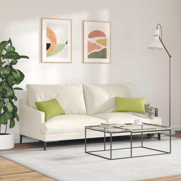 Sofakissen 2 pcs Hellgrün 50 x 30 cm