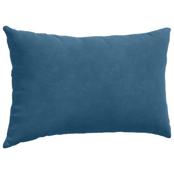 Sofakissen 2 pcs Blau 50 x 30 cm Cordstoff