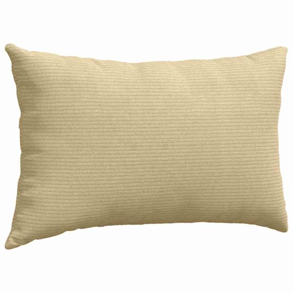 Sofakissen 2 pcs Grau-Grün 50 x 30 cm Cordstoff
