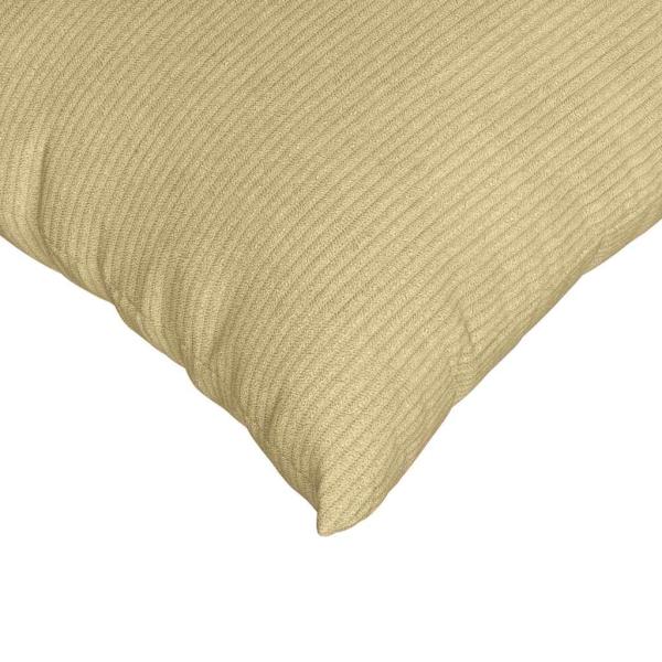 Sofakissen 2 pcs Grau-Grün 50 x 30 cm Cordstoff