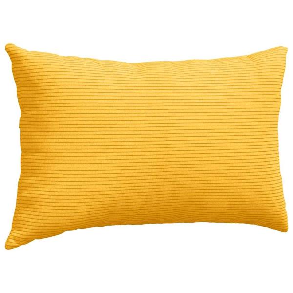 Sofakissen 2 Stück Helles Gelb 50 x 30 cm Cordstoff